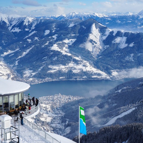 Uitzicht over Zell am See